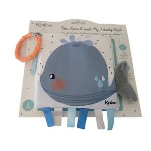 NWT KALOO SENSORY BOOKS CLOTH CRINKLE MIRROR EITHER WHALE